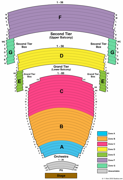Majestic Theatre - NY Map